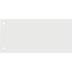 FREI TRENNSTREIFEN WS - Tiras de separación de color (24,0 x 10,0 cm), blanco