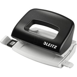 LEITZ 50580095 - Perforador de oficina, hasta 10 hojas, Nexxt, negro