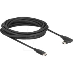 DELOCK 81196 - Cable USB activo de 10 Gb/s, conector C, 8K 60 Hz, 5 m