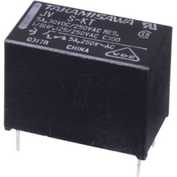 FUJITSU-TAKAMISAWA JV 12 - Relé de alimentación en miniatura JV, 12V, 1 contacto NA