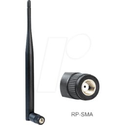 DELOCK 88396 - Antena WLAN, conector RP-SMA