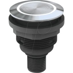 SCHLEGEL SVATLRRI0001C005 - Pushbutton - 1 S, arrow, steel, LED-Ring red