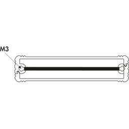FISCHER ELEKTRONIK AKG 55 24 80 ME - Kit de montaje en carcasa, 84 x 55 x 24 mm, IP65