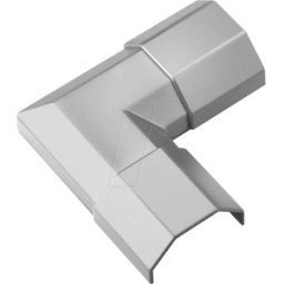 GOOBAY CAB 90780 - Canal de cables pieza angular, 33 mm plateado