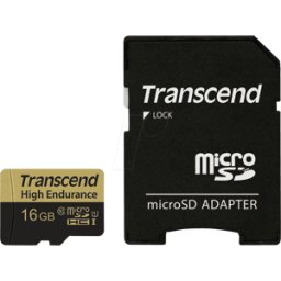 TS16GUSDHC10V - Tarjeta de memoria microSDHC de 16 GB, Transcend Class 10 UHS-I.