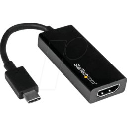 STARTECH.COM ST CDP2HD - Adaptador USB Tipo-C macho > HDMI hembra 4K.