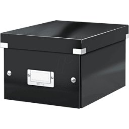 LEITZ 60430095 - Caja de archivos C&S; WOW pequeña negra