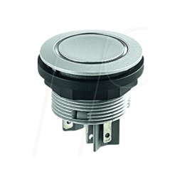 SCHLEGEL STLRB1 - Pulsador - 1 S, plata, anillo led azul