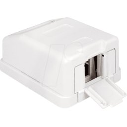 DELOCK 86235 - Caja vacía Keystone, 1 puerto, protección contra e