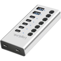LOGILINK UA0447 - USB 3,2 Gen 1 Hub, 7 puertos, USB-A/C..