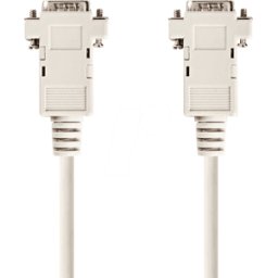 NEDIS N CCGP59001IV20 - Cable, conector VGA > conector VGA, 2 m, color marfil