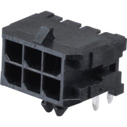 MOLEX 430450600 - Conector macho Molex - Micro-Fit - 2 x 3 polos - macho