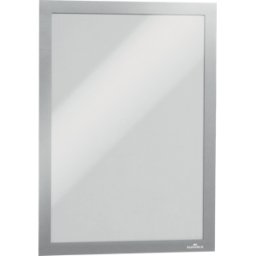 DURABLE 487223 - Marco de información, A4, autoadhesivo, abatible, platead