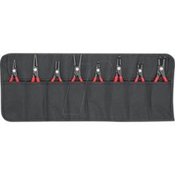 KNIPEX KN 00 19 58 V02 - Juego de herramientas, alicates, anillos de seguridad, 8 piezas