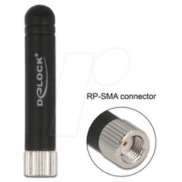 DELOCK 12714 - Antena WLAN, conector RP-SMA