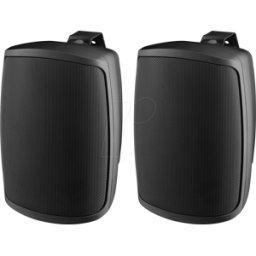 MONACOR MON WALL-06T/SW - Caja compacta de 2 vías, 100 V, IP65, 100 W, par