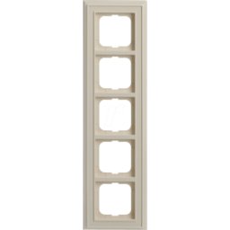 BUSCH-JAEGER BJ 1725-832 - Marco de cubierta 5-fold marfil blanco - Busch-Dynasty®