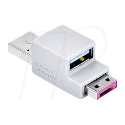 SMARTKEEPER SK LK03PK - Cerradura de cable, USB tipo A, rosa