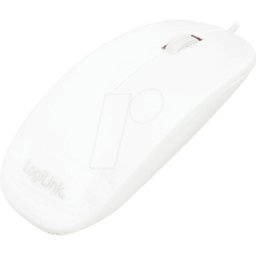 LOGILINK ID0062 - Ratón (ratón), cable, USB, plano, blanco