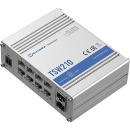 TELTONIKA TSW210 - Switch, 10 puertos, Gigabit Ethernet, SFP