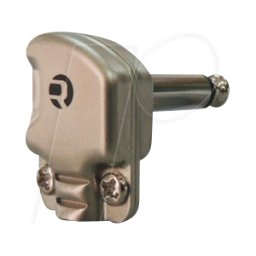 REAN RP2RCF - 6,35mm mono jack plug 2-pin en ángulo, cabeza de la cacer