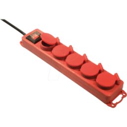 BACHMANN BACH 349.046 - Caja de conexiones, Tipo F - CEE 7/3, 5 vías
