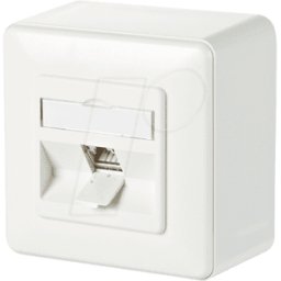 METZ CONNECT BTR 130B11D10002 - Módulo C6A, 1 puerto 180° AP blanco puro