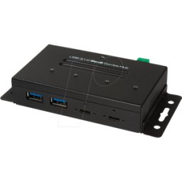 LOGILINK UA0316 - Hub industrial USB 3.1 de 4 puertos, 15kV EDS