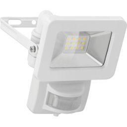 GOOBAY GB 53878 - Proyector LED con sensor, 10 W, blanco, IP44, conexión de