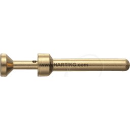 HARTING HAN 933 6117 - Pasador de contacto, 0,14 - 0,37mm², cobre, chapado en oro