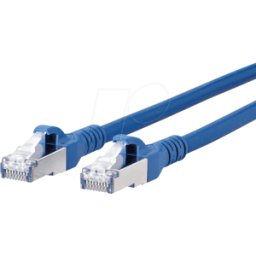 METZ CONNECT BTR 1308453044-E - Cable de conexión RJ45 Cat.6a S/FTP 3,0 m azul