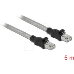 DELOCK 80111 - Cable RJ45 Cat.6A U/FTP cubierta metálica 5 m