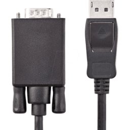 NEDIS N CCGP37300BK10 - Cable, conector DisplayPort > conector VGA, 1 m, negro