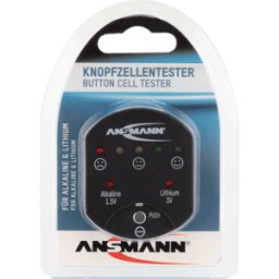ANSMANN ANS 1900-0035 - Comprobador de baterías para pilas alcalinas y de bot&oac