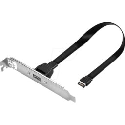 LINDY 33118 - Placa de ranura 1x puerto USB 3,1 Type-C™