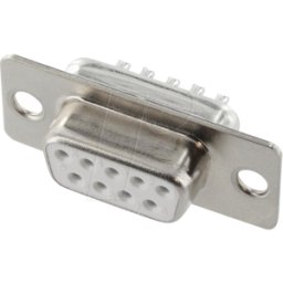 ECON CONNECT ECON BU9LK/V - D-Sub hembra de 9 pines con copas de soldadura