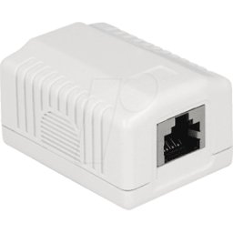 DELOCK 86196 - Toma de red 1xRJ45 LSA CAT.6a