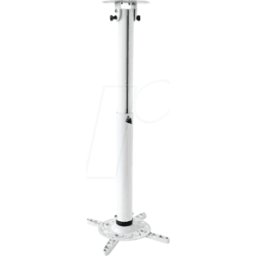 TECHLY ICA-PM-104MW - Soporte de techo para proyector, 50 - 77 cm, blanco