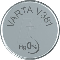 VARTA VAR 381 - Pila de botón de óxido de plata, V 381, 45 mAh, 11