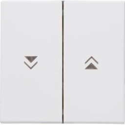 KOPP EL 07 490387007 - HK07 - Símbolo de flecha doble rocker, blanco árti
