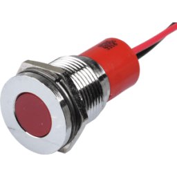 APEM APM Q14F3C R24E - Lámpara de señalización LED, roja, 24 V, 14