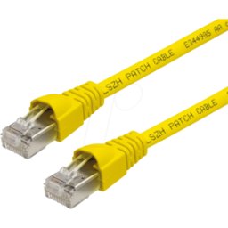 TELEGÄRTNER TG 100008830 - Cable de conexión RJ45 Cat.6a S/FTP 7,5 m amarillo
