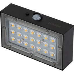 LUXULA LX-SO700107 - Aplique solar LED de pared con luz blanca cálida, con movimiento