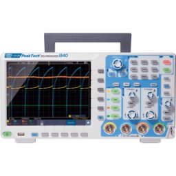 PEAKTECH 1340 - Osciloscopio de almacenamiento digital, 60 MHz, 4 canales