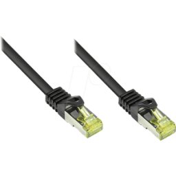GOOD CONNECTIONS GC 8070R-075S - Cable de conexión - cable bruto Cat.7, negro, 7,5m
