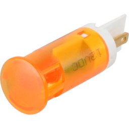 APEM APM QS121 O12 - Lámpara de señalización LED, naranja, 12 V,
