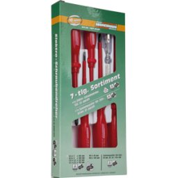 BRÜDER MANNESMANN MAN 1187-PRO - Juego de destornilladores VDE, mixto, 7 piezas