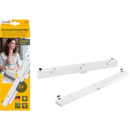 SCHELLENBERG AS 46601 - Ventilador de ventana universal, blanco, paquete de 2