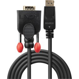 LINDY 41941 - Cable, conector DP > conector VGA, 1,0m