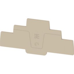 WEIDMÜLLER AEP 3T 1.5 - A-series, end plate, AEP 3T 1.5, beige